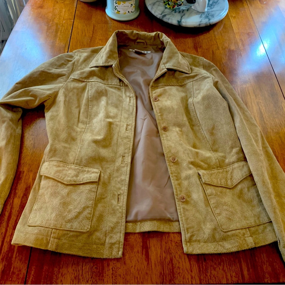 Ami 100% Leather Jacket size small